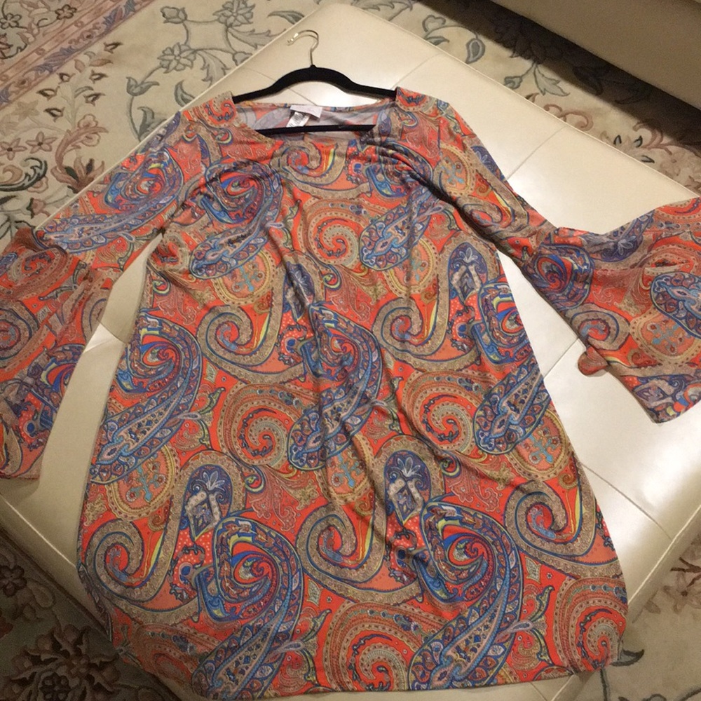 Retro boho swing dress